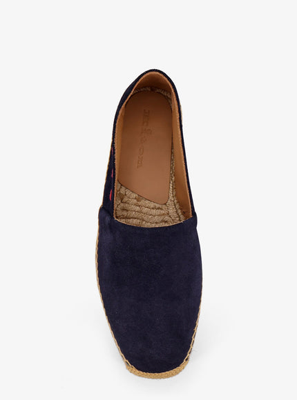 Kiton Ciro Paone Suede Espadrilles With Iconic Stitching