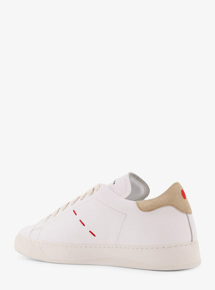 Kiton Ciro Paone Leather Sneakers With Iconic Stitching