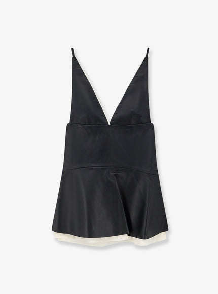 Lamrons Leather Top Black