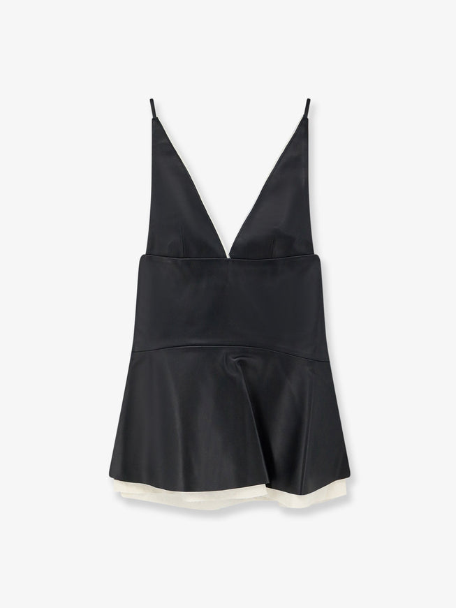 Lamrons Leather Top Black