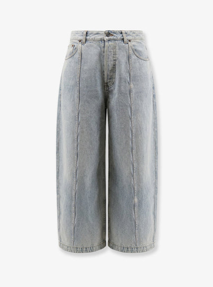 Lamrons Balloon Fit Blue Denim Jeans Blue