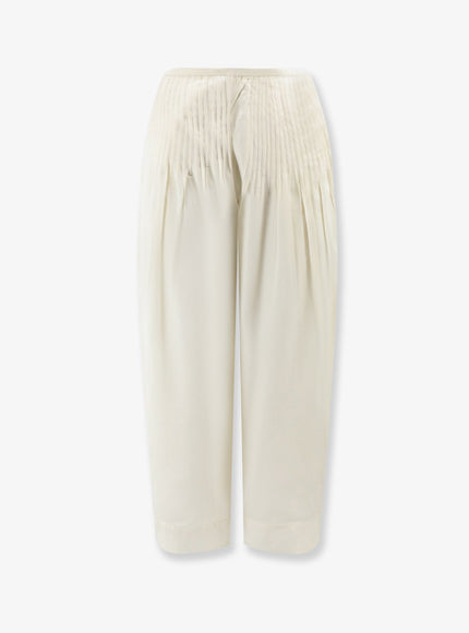 Lamrons Modal And Silk Blend Trousers