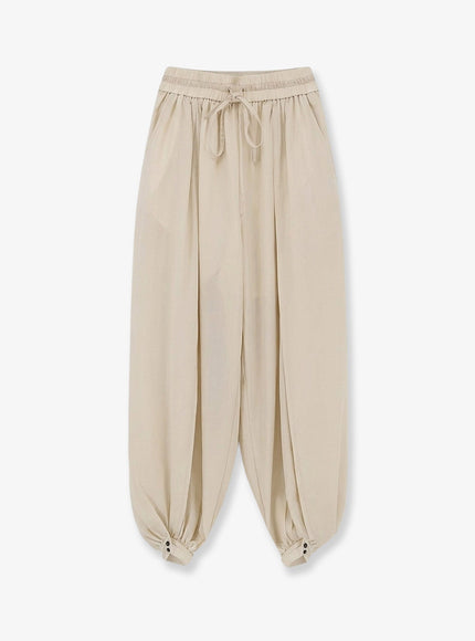 Lamrons Cotton Trousers Beige