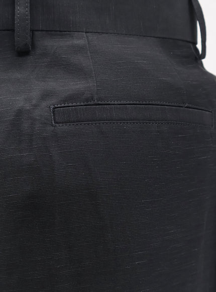 Laneus Viscose And Linen Trousers