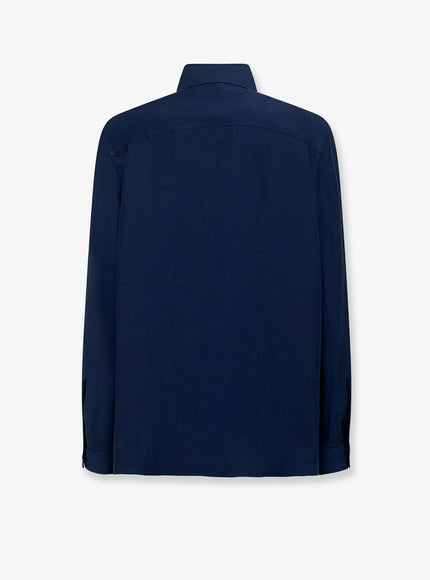 Laneus Viscose And Linen Shirt
