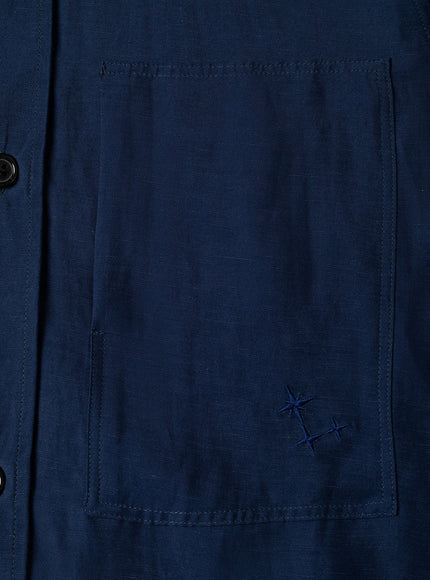 Laneus Viscose And Linen Shirt