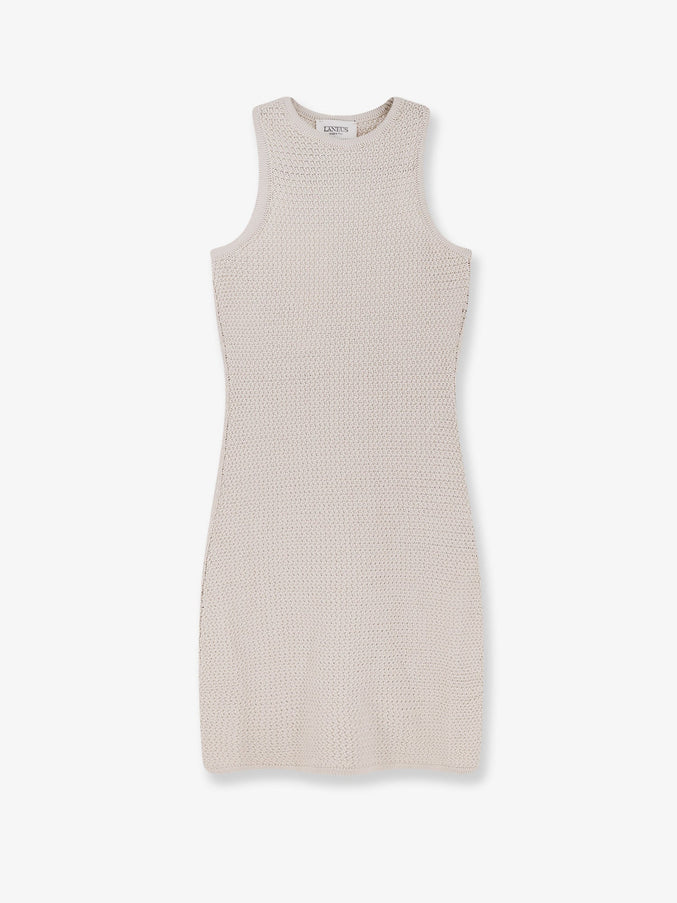 Laneus Cotton Dress Crema