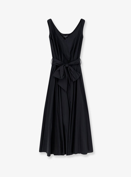 Lavi Mambo Polka-Dots Cotton Dress Nero