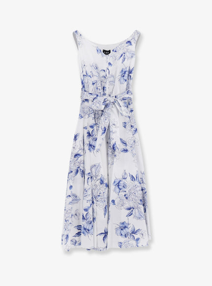 Lavi Mambo Polka-Dots Cotton Dress Roseblu