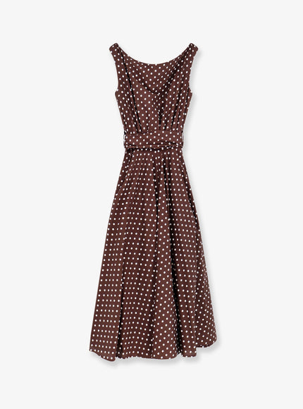 Lavi Mambo Polka-Dots Cotton Dress
