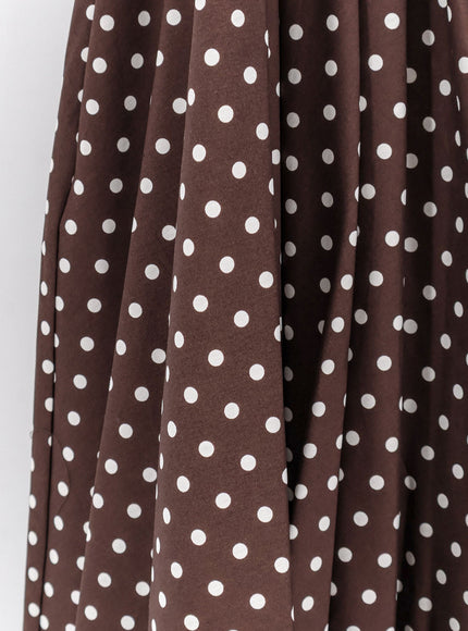 Lavi Mambo Polka-Dots Cotton Dress
