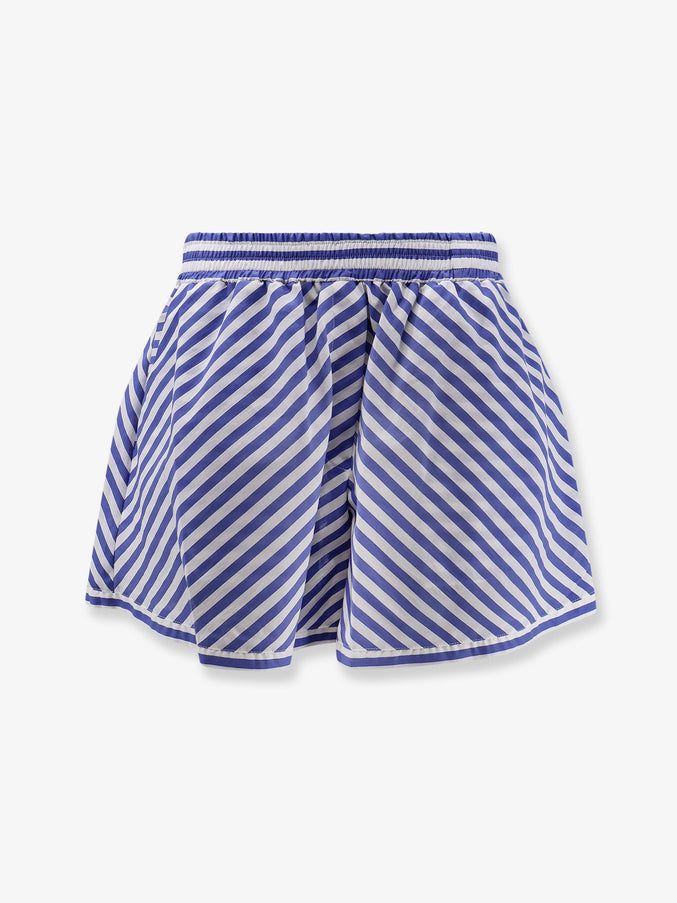 Lavi Lory Cotton Blend Shorts Blu