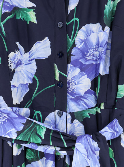 Lavi Spritz Cotton Chemisier Dress