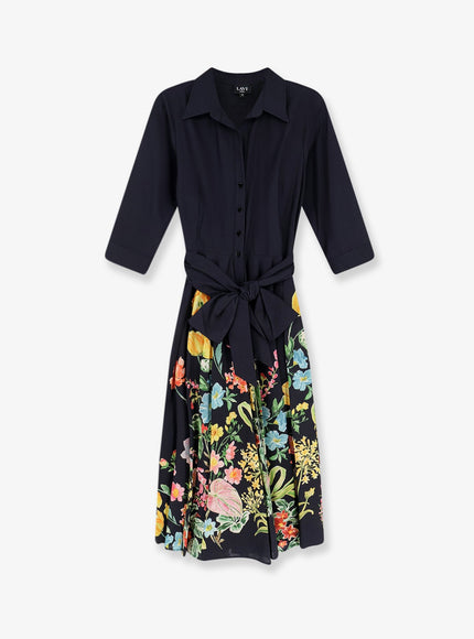 Lavi Spritz Cotton Chemisier Dress Botanico