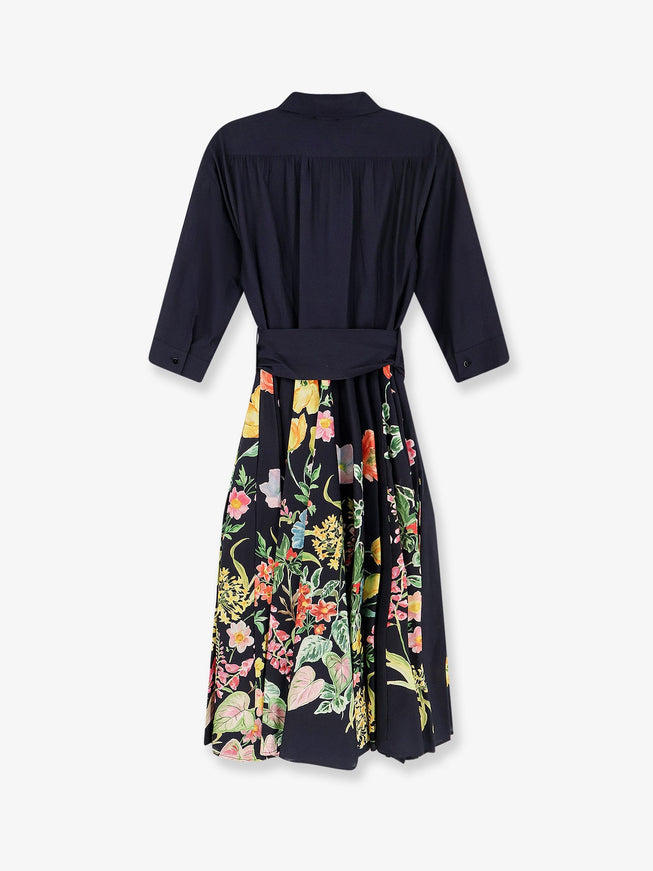 Lavi Spritz Cotton Chemisier Dress
