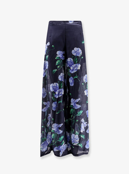 Lavi Frangipane Ramié Trousers Papaveriblu