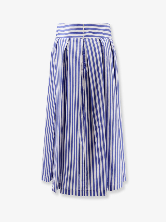 Lavi Iris Striped Cotton Skirt