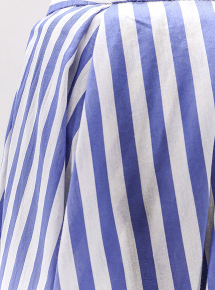 Lavi Iris Striped Cotton Skirt