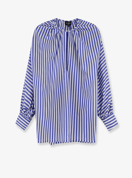 Lavi Nenné Cotton Blend Shirt Blu