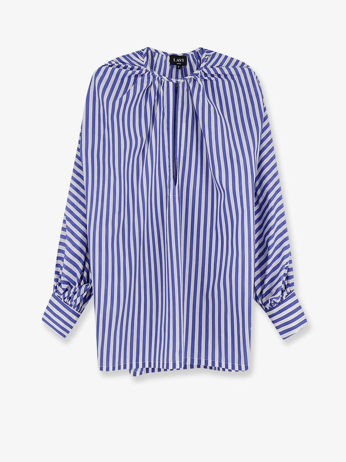 Lavi Nenné Cotton Blend Shirt Blu