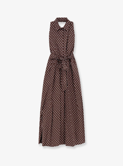 Lavi Caprese Polka-Dots Cotton Dress Poispanna