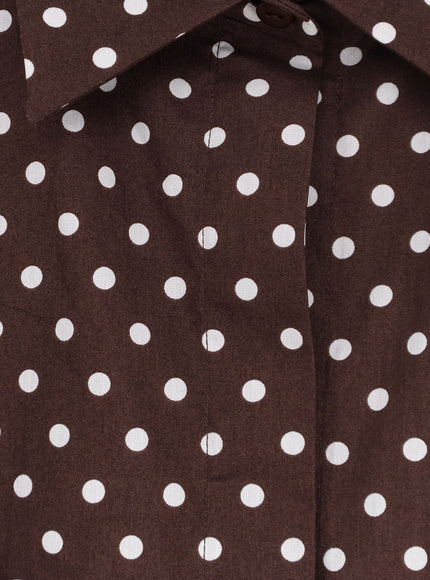 Lavi Caprese Polka-Dots Cotton Dress