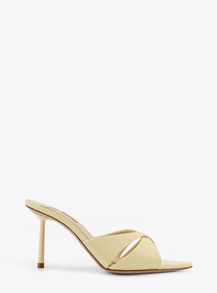 Le Silla Shirley Patent Leather Sandals Mayo