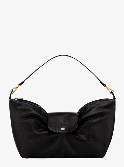 Longchamp Paris Le Pliage Xtra Bow - Sac Porté Épaule Leather Shoulder Bag Uni Noir