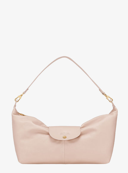 Longchamp Paris Le Pliage Xtra Bow - Sac Porté Épaule Leather Shoulder Bag Uni Crème
