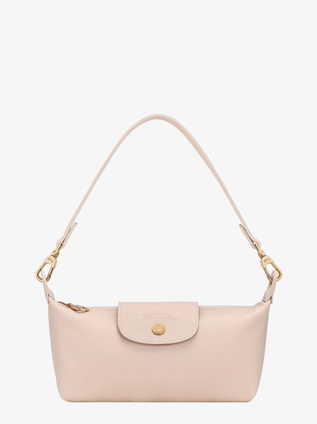 Longchamp Paris Leather Le Pliage Xtra Bow Shoulder Bag Uni Crème