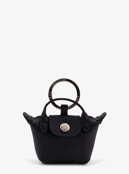 Longchamp Paris Le Pliage Xtra Leather Keyring Uni Noir