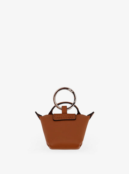 Longchamp Paris Le Pliage Xtra Leather Keyring