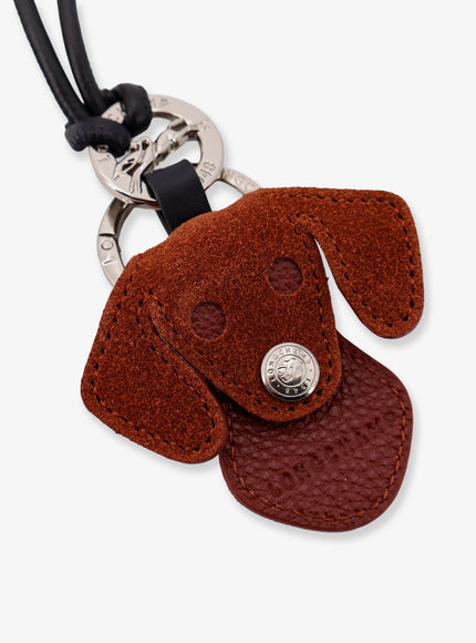 Longchamp Paris Leather Llaveros Keychain
