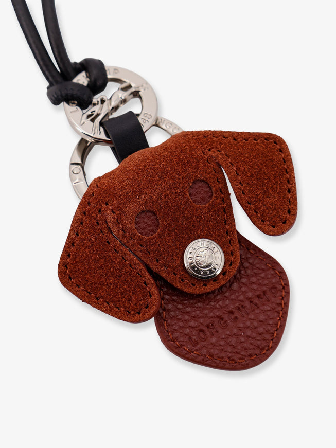 Longchamp Paris Leather Llaveros Keychain