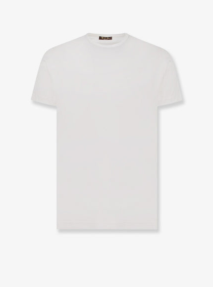 Loro Piana Silk And Cotton T-Shirt Optical White