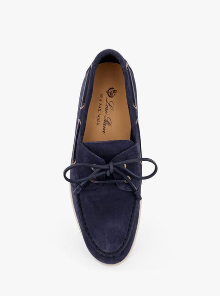 Loro Piana Sea-Sail Walk Suede Loafers