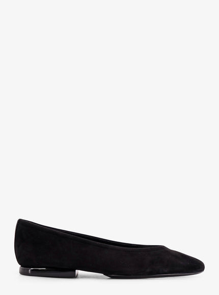 Loro Piana Primula Suede Ballerinas Black