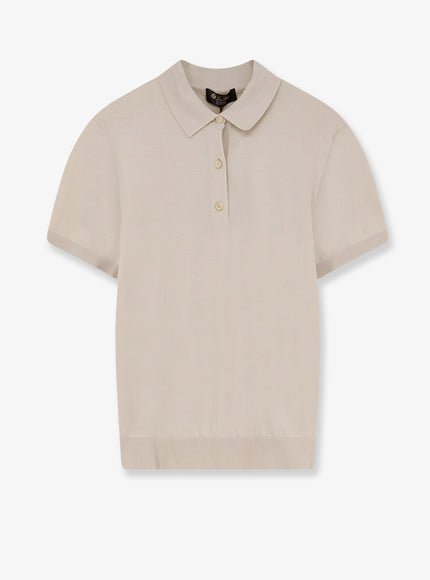 Loro Piana Ice Wish Cotton Polo Shirt Winter Sand