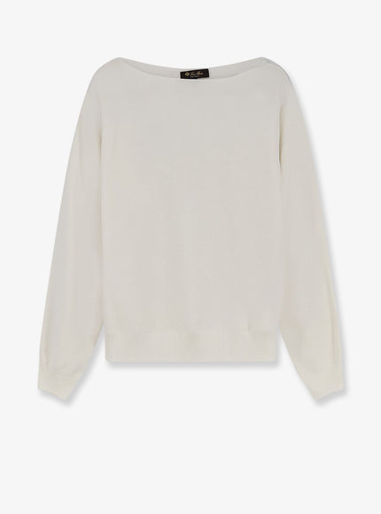 Loro Piana Siena Silk And Cotton Sweater 44 Thrush
