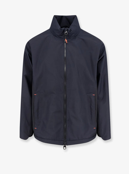 Loro Piana Mei Micro Ripstop Fabric Jacket Heritage Blue Black