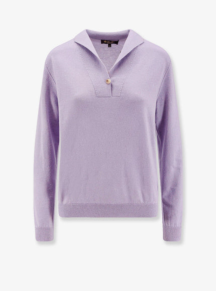 Loro Piana Cashmere Sweater Iced Violet
