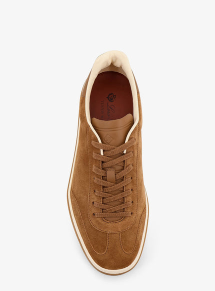 Loro Piana Suede Tennis Walk Sneakers