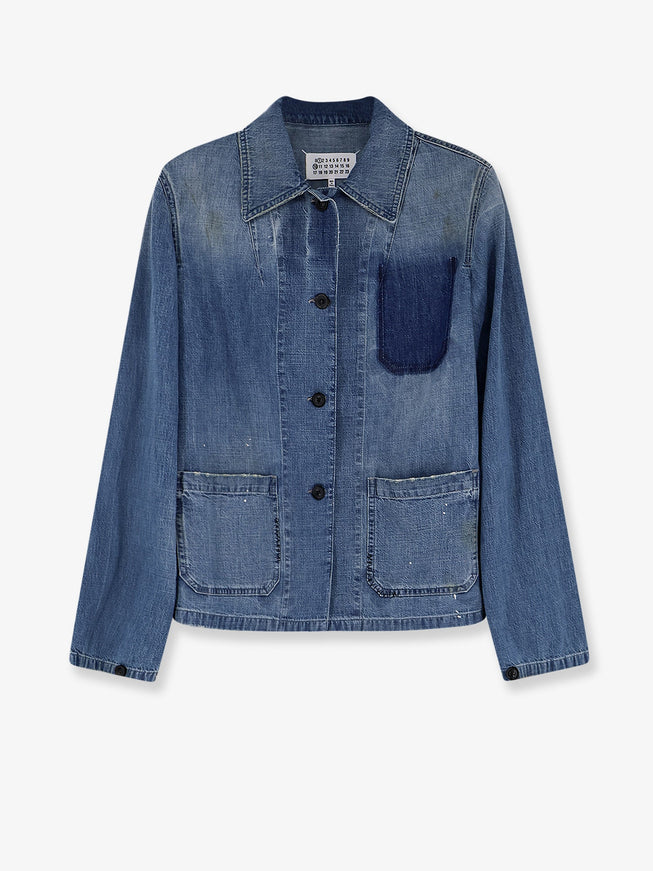 Maison Margiela Worn-Out Denim Shirt 40 Medium Blue Vintage