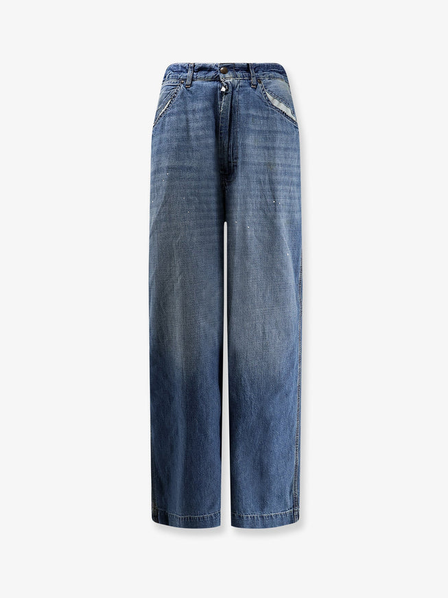 Maison Margiela Worn-Out Cotton Jeans 38 Medium Blue Vintage
