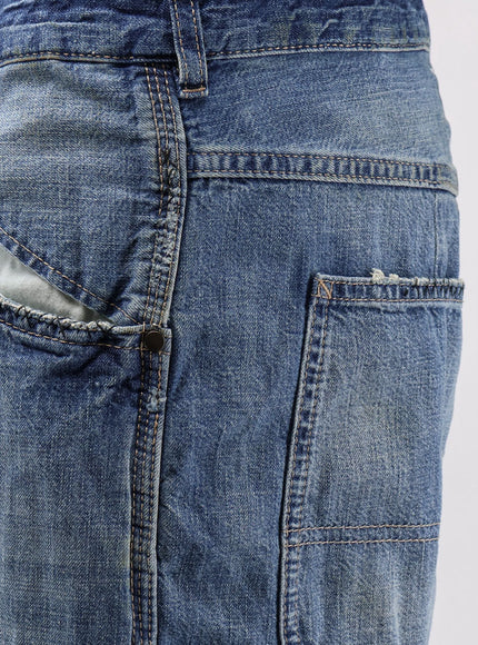 Maison Margiela Worn-Out Cotton Jeans