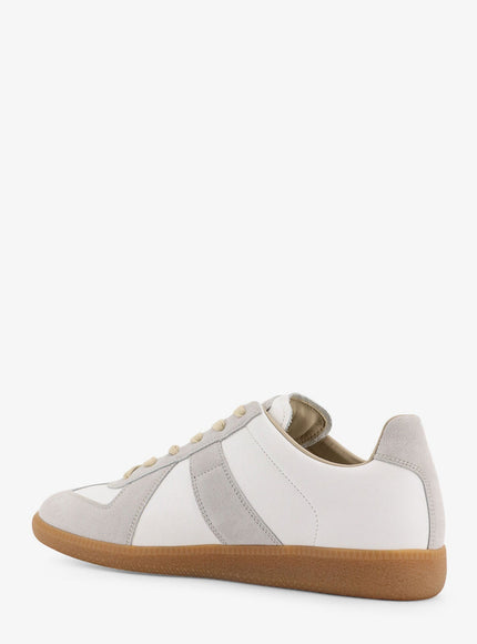 Maison Margiela Replica Leather And Suede Low-Top Sneakers