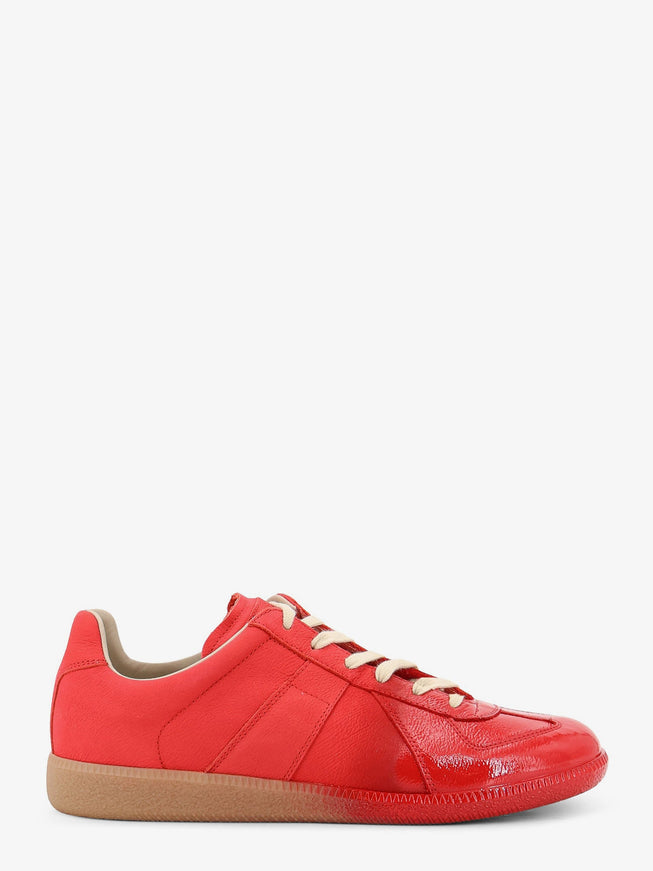 Maison Margiela Replica Leather Sneakers Black