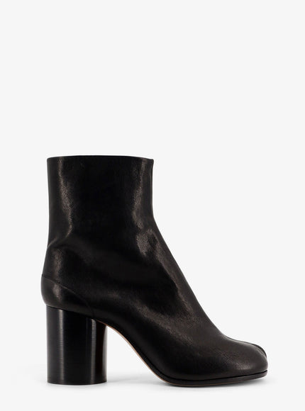 Maison Margiela Leather Tabi Boots Black