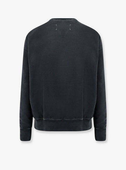 Maison Margiela Cotton Sweatshirt With Front Embroidered Logo