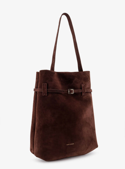 Manu Atelier Suede Tote Du Jour Shoulder Bag